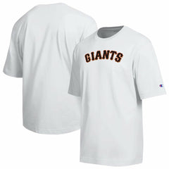 San Francisco Giants Champion All Star Arched Chenille Wordmark T-Shirt - White - MLB Lifestyle