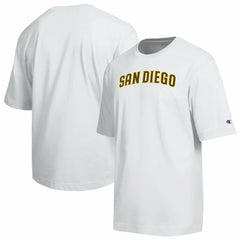 San Diego Padres Champion All Star Arched Chenille Wordmark T-Shirt - White - MLB Discount