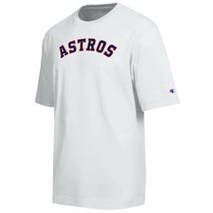 Houston Astros Champion All Star Arched Chenille Wordmark T-Shirt - White - MLB Sale
