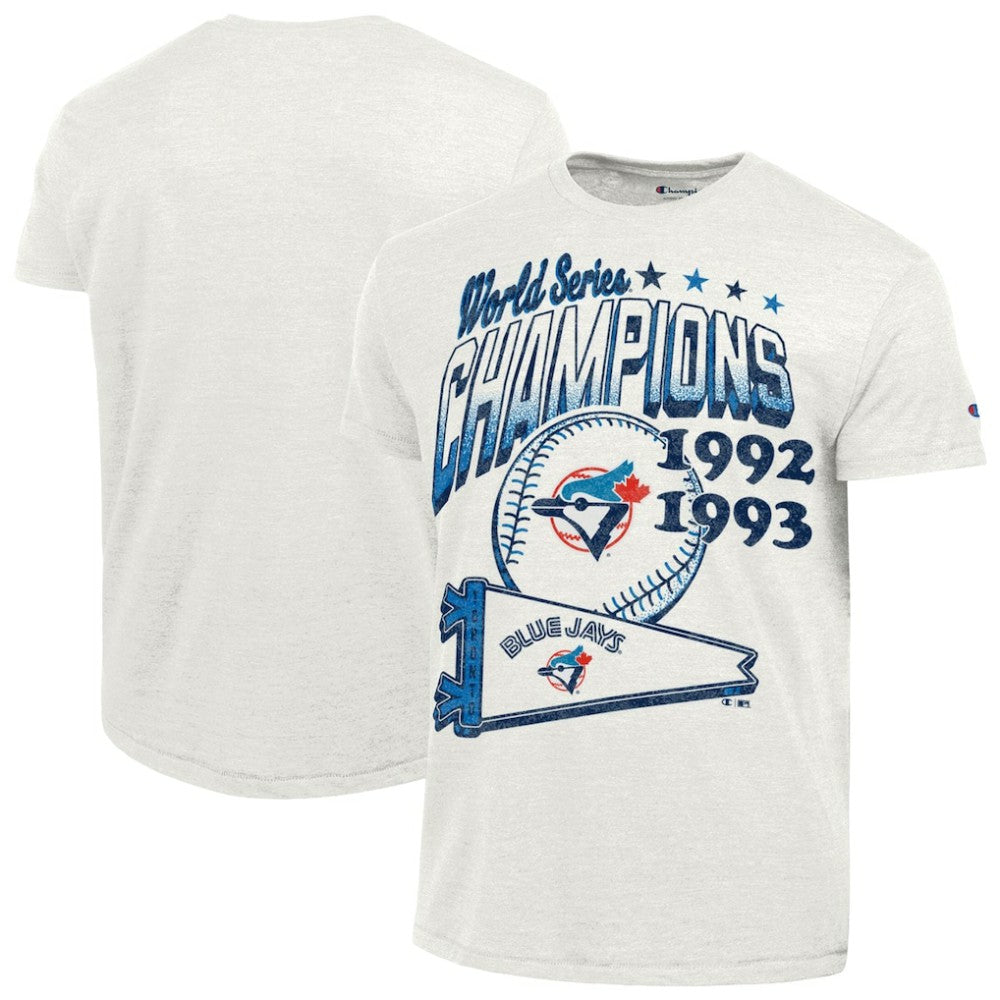 Toronto Blue Jays Champion Winning Tradition Cooperstown Tri-Blend T-Shirt - White - MLB Discount
