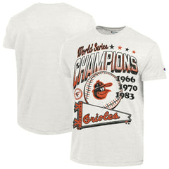 Baltimore Orioles Champion Winning Tradition Cooperstown Tri-Blend T-Shirt - White - MLB on Sale
