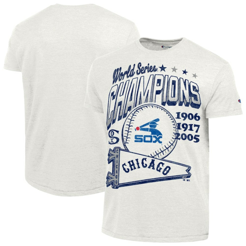 Chicago White Sox Champion Winning Tradition Cooperstown Tri-Blend T-Shirt - White - MLB Online