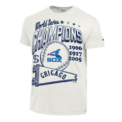 Chicago White Sox Champion Winning Tradition Cooperstown Tri-Blend T-Shirt - White - MLB Online