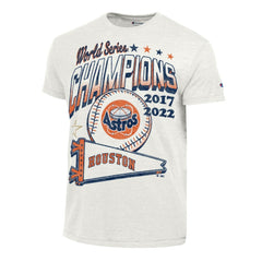 Houston Astros Champion Winning Tradition Cooperstown Tri-Blend T-Shirt - White - MLB Online