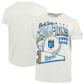 Kansas City Royals Champion Winning Tradition Cooperstown Tri-Blend T-Shirt - White - MLB Discount