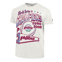 Philadelphia Phillies Champion Winning Tradition Cooperstown Tri-Blend T-Shirt - White - MLB Discount