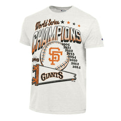San Francisco Giants Champion Winning Tradition Cooperstown Tri-Blend T-Shirt - White - MLB Sale