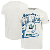 Tampa Bay Rays Champion Winning Tradition Cooperstown Tri-Blend T-Shirt - White - MLB Sale