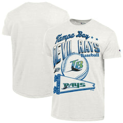 Tampa Bay Rays Champion Winning Tradition Cooperstown Tri-Blend T-Shirt - White - MLB Sale