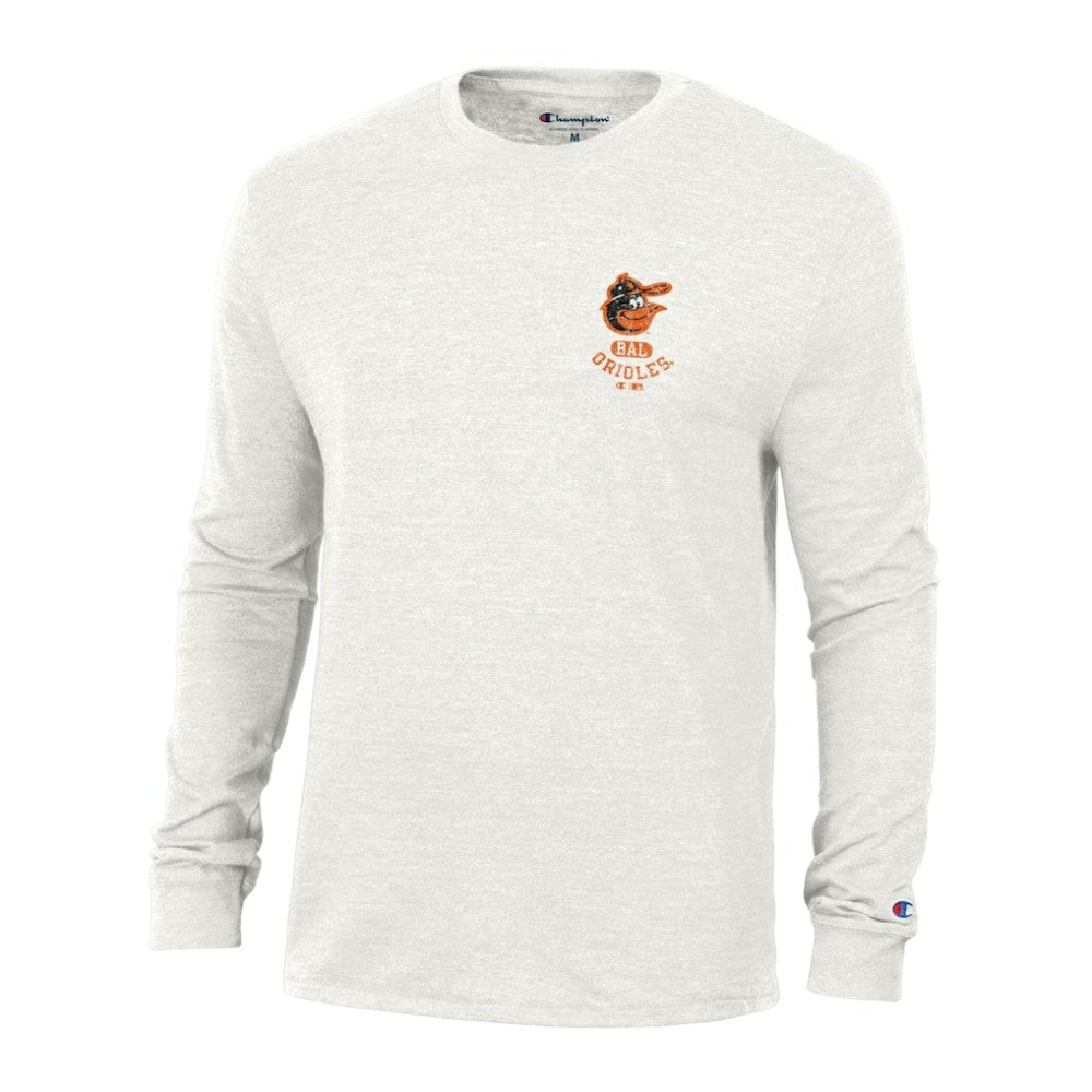 Baltimore Orioles Champion Cooperstown Winning Tradition Tri-Blend Long Sleeve T-Shirt - White - MLB on Sale