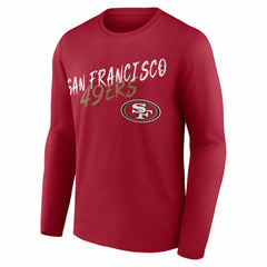 San Francisco 49ers Hustle Long Sleeve T-Shirt Scarlet