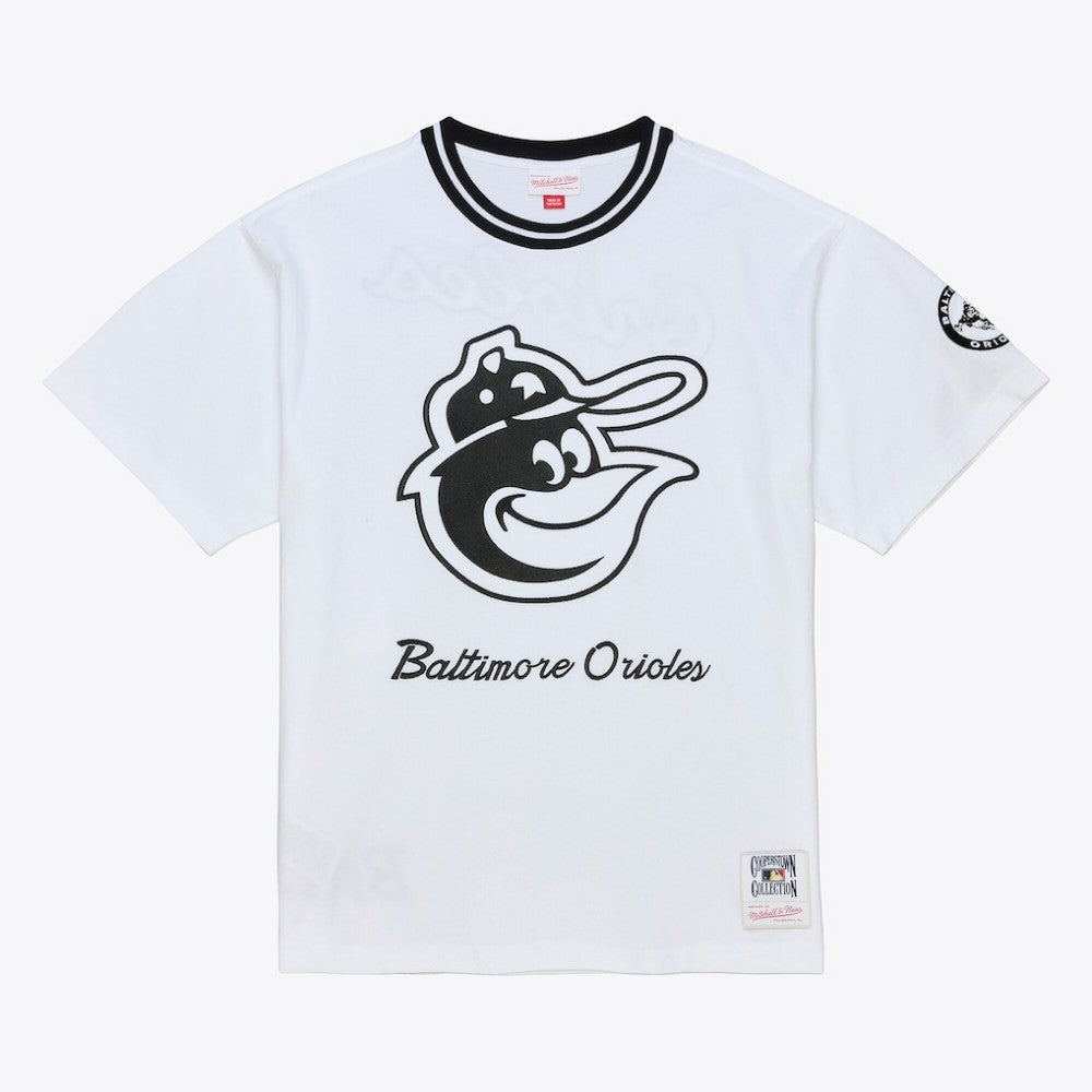 Baltimore Orioles Mitchell & Ness Cooperstown Collection Arctic T-Shirt - White - Mitchell & Ness Lifestyle
