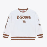 San Diego Padres Mitchell & Ness Arctic Fleece Sweatshirt - White - Mitchell & Ness Online