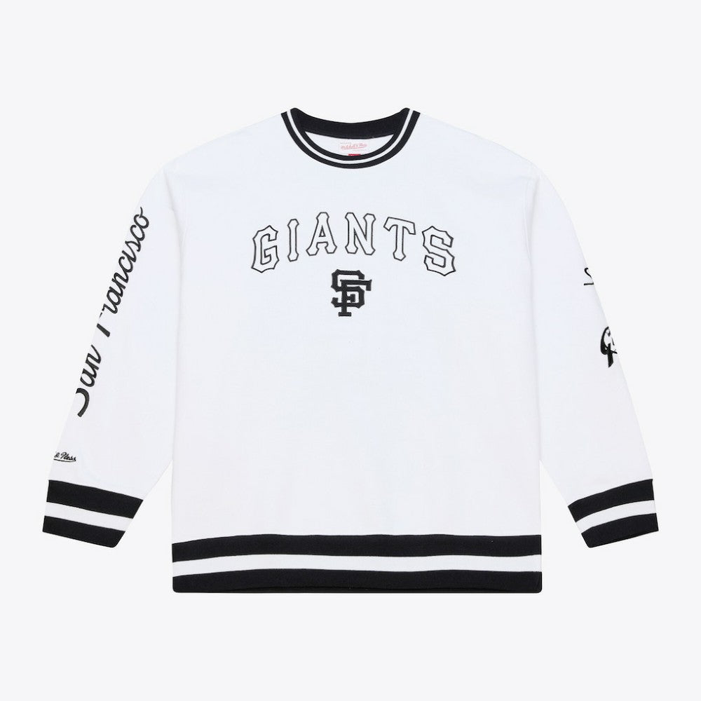 San Francisco Giants Mitchell & Ness Arctic Fleece Sweatshirt - White - Mitchell & Ness Lifestyle