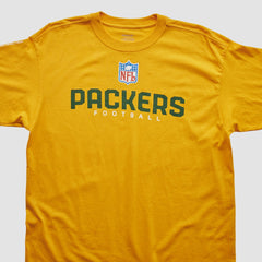 Fanatics Green Bay Packers Reebok 2000s T-shirt Yellow Vintage