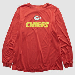 Fanatics Kansas City Chiefs NFL 2000s Long Sleeve T-shirt Red Vintage