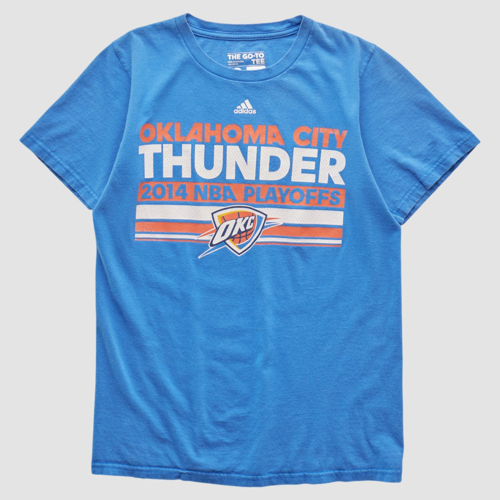 Oklahoma City Thunder 2014 T-shirt Blue Vintage | Adidas for sale