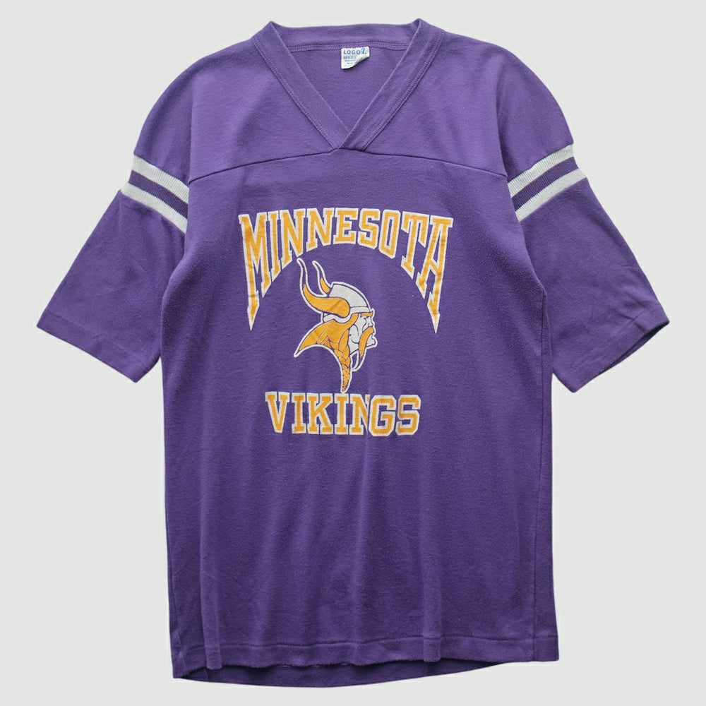 Fanatics Minnesota Vikings Logo 7 90s T-shirt Purple Vintage
