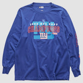 Fanatics New York Giants NFL 2008 Long Sleeve T-shirt Blue Vintage