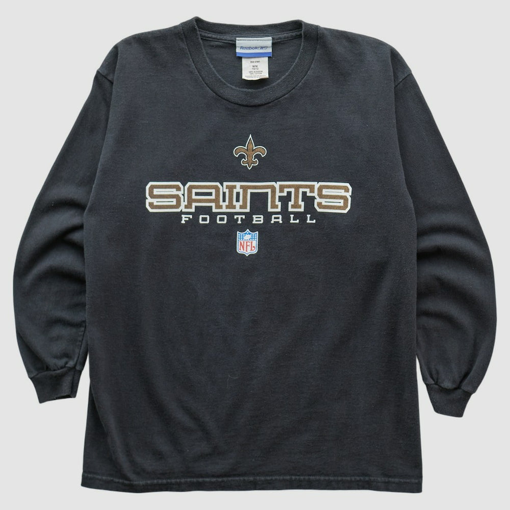 Fanatics New Orleans Saints Reebok 2000s Pullover Sweatshirt Black Vintage