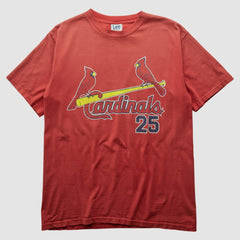 St. Louis Cardinals Lee Apparel 2001 T-shirt - Red - Vintage - Fanatics Discount