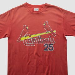 St. Louis Cardinals Lee Apparel 2001 T-shirt - Red - Vintage - Fanatics Discount