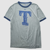 Texas Rangers Majestic 2010 T-shirt - Heather Gray - Vintage - Fanatics Discount
