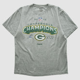 Fanatics Green Bay Packers Reebok 2010 T-shirt Heather Gray Vintage