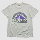 Colorado Rockies Trench 90s T-shirt - White - XXVintage - Fanatics Lifestyle