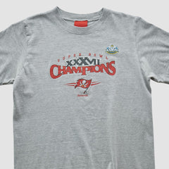 Fanatics Tampa Bay Buccaneers Reebok 2003 T-shirt Heather Gray Vintage