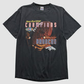 Fanatics Denver Broncos Logo Athletic 1998 T-shirt Black Vintage