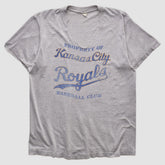Kansas City Royals 80s T-shirt - Heather Gray - Vintage - Fanatics Online