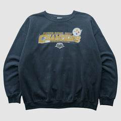 Fanatics Pittsburgh Steelers NFL 2009 Pullover Sweatshirt Navy Vintage