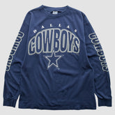 Fanatics Dallas Cowboys True Fan 90s Long Sleeve T-shirt Navy Vintage