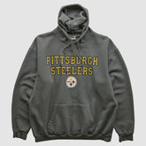 Fanatics Pittsburgh Steelers NFL 2000s Hooded Sweatshirt Black Vintage