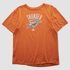 Oklahoma City Thunder Go-to Tee 2010s T-shirt Orange Vintage | Vintage Near Me