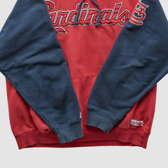 St. Louis Cardinals Stitches 2000s Hooded Pullover Sweatshirt - Red - Vintage - Fanatics Online