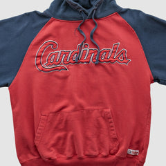 St. Louis Cardinals Stitches 2000s Hooded Pullover Sweatshirt - Red - Vintage - Fanatics Online