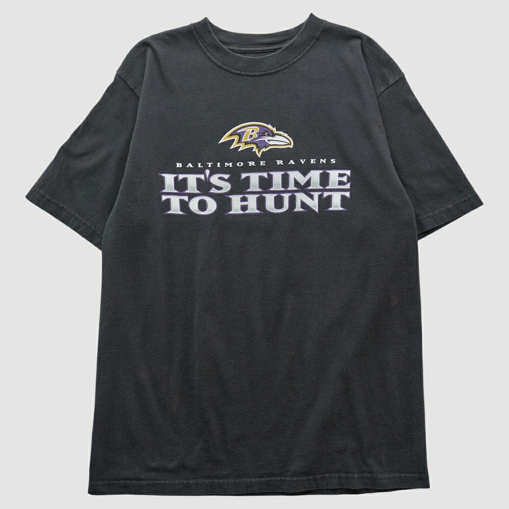 Fanatics Baltimore Ravens Reebok 2000s T-shirt Black Vintage