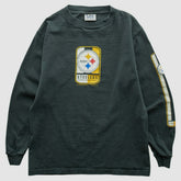 Fanatics Pittsburgh Steelers Lee Apparel 2001 Long Sleeve T-shirt Charcoal Vintage