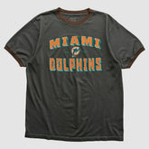 Fanatics Miami Dolphins Reebok 2000s T-shirt Charcoal Vintage