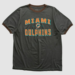 Fanatics Miami Dolphins Reebok 2000s T-shirt Charcoal Vintage