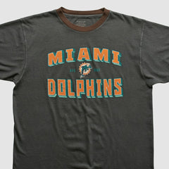 Fanatics Miami Dolphins Reebok 2000s T-shirt Charcoal Vintage