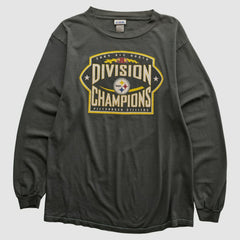 Fanatics Pittsburgh Steelers CSA 2004 Long Sleeve T-shirt Charcoal Vintage