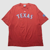 Texas Rangers Majestic 2000s T-shirt - Red - Vintage - Fanatics Lifestyle