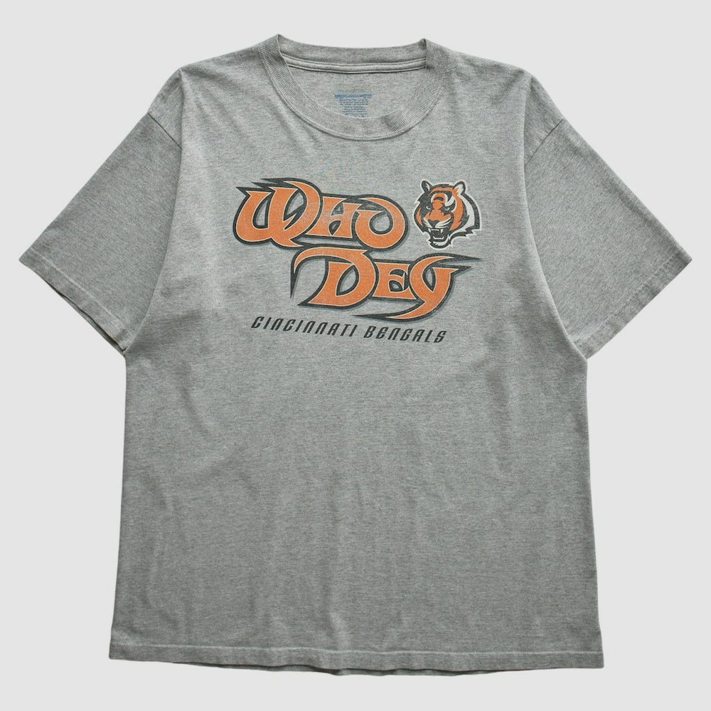 Fanatics Cincinnati Bengals Reebok 2000s T-shirt Heather Gray Vintage