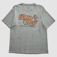 Fanatics Cincinnati Bengals Reebok 2000s T-shirt Heather Gray Vintage