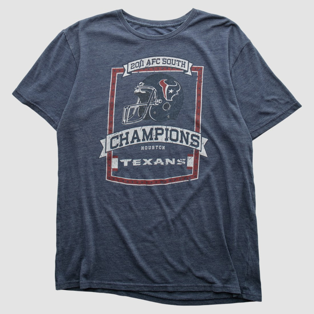 Fanatics Houston Texans Reebok 2011 T-shirt Navy Vintage