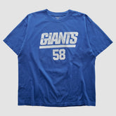 Fanatics New York Giants Reebok 2000s T-shirt Blue Vintage