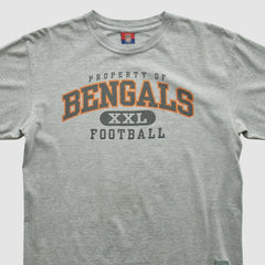 Fanatics Cincinnati Bengals Reebok 2000s T-shirt Heather Gray Vintage